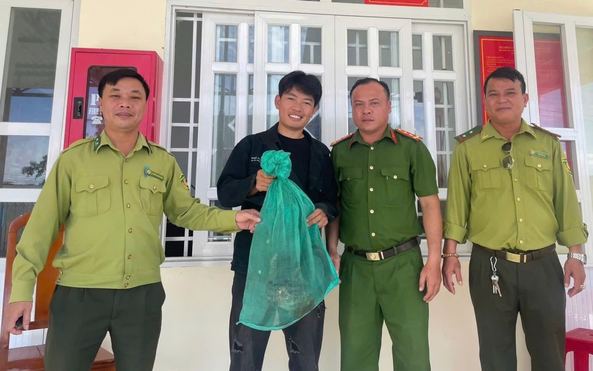 Two rare, endangered animals released back into the wild in Lam Dong